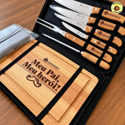 Kit Churrasco Personalizado 8 Pecas