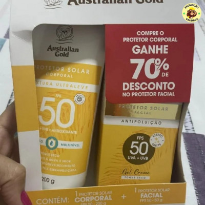 Australian Gold Promopack Protetor Solar Gel Creme
