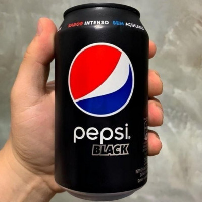 Refrigerante Pepsi Zero Black Lata 350mL - 12 Unidades