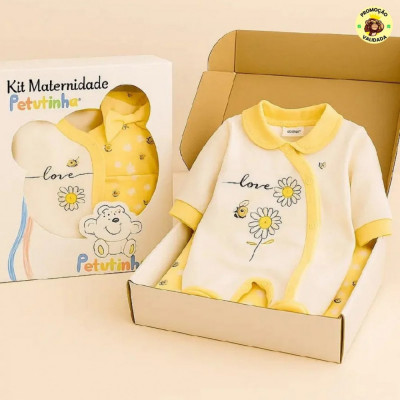 Kit Saida De Maternidade 4 Peças