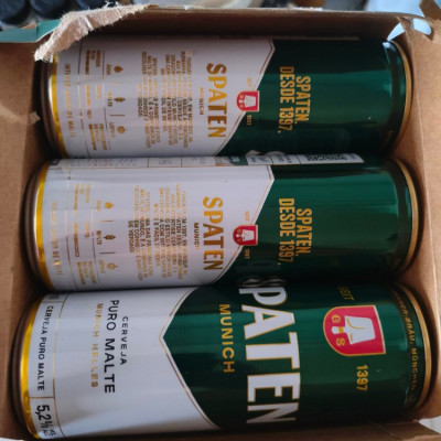 Pack Cerveja Spaten Puro Malte 350ml Lata 12 Unidades