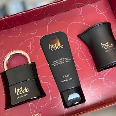 O Boticário Her Code Kit Presente (3 Itens)
