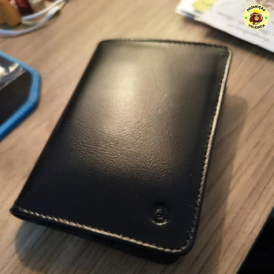 Carteira Slim Masculina Couro Legítimo