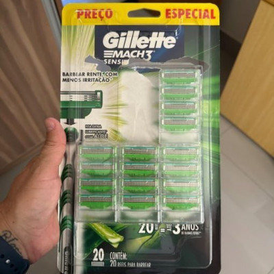 Gillette Mach3 Sensitive - 20 unidades