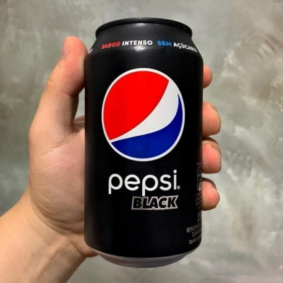 🥤 Refrigerante Pepsi Zero Black Lata 350mL - 12 Unidades