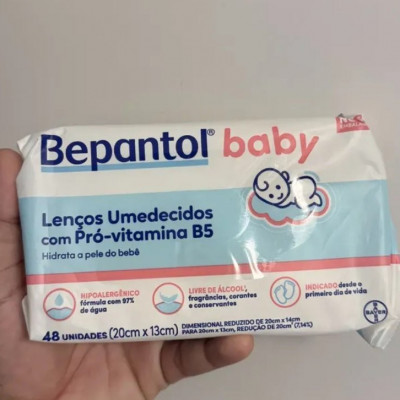 Kit com 4 Lenços Umedecidos Hipoalergênico 48un - Bepantol