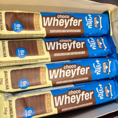 Mu Chocowheyfer Proteico Sabor Baunilha 12 unidades 300g