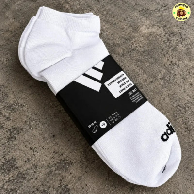 Cano curto da Adidas Kit com 6 pares de meias Adidas Linear