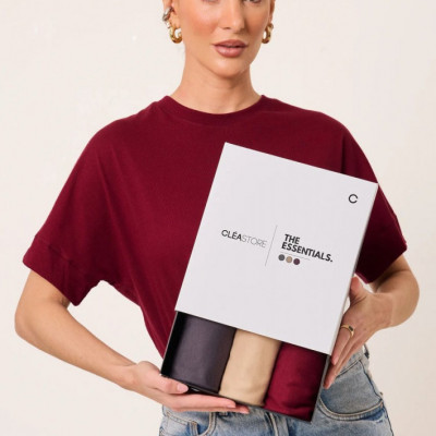 Kit 3 T-shirts Oversized Cléa Store M