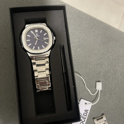 Relógio Ogeda Masculino Elegante Prata