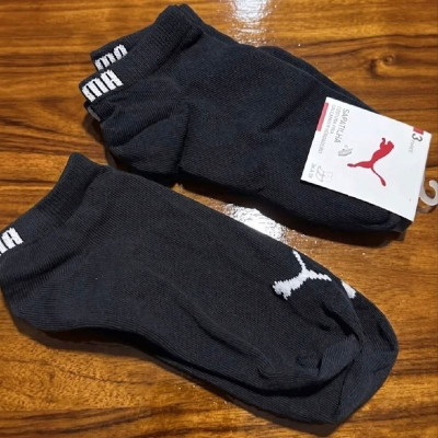 🧦 Kit com 6 Pares Meias Puma Cano Curto Algodão