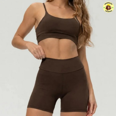 Conjunto Fitness Academia Top Shorts