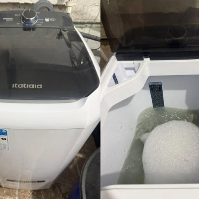 Tanquinho Itatiaia 10kg Lavadora Semiautomática Branca 127v