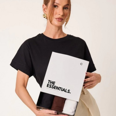 Kit 3 T-Shirts Oversized Cléa Store