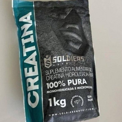 💪 Creatina 1kg Monohidratada 100% Pura - Soldiers Nutrition
