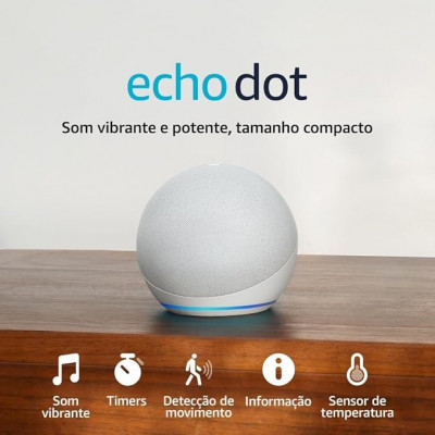 Echo Dot Smart Speaker com Alexa - Branca