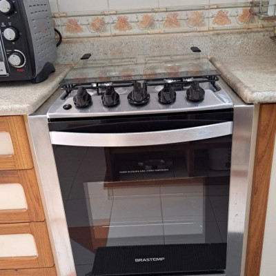 Brastemp Fogão de Embutir 4 Bocas Inox Bivolt