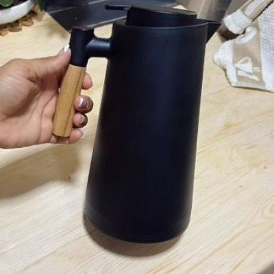 Garrafa Térmica Cabo Madeira 1L para Café