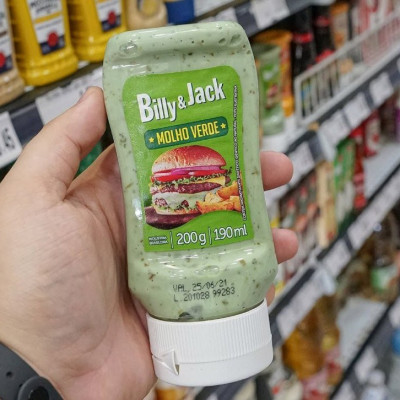 Molho Verde Billy & Jack 200g