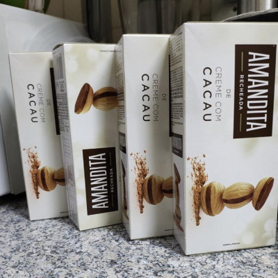 Wafer Recheado Amandita Sabor Chocolate 200g