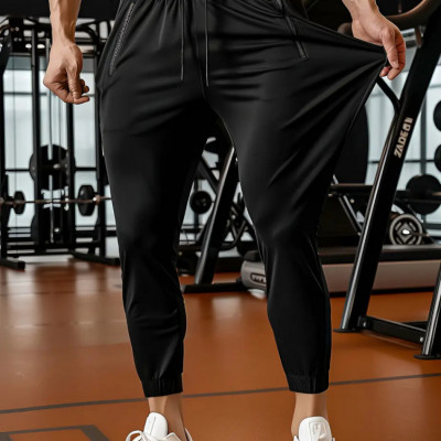 Calça Masculina Tactel Jogger Preto G 40/44