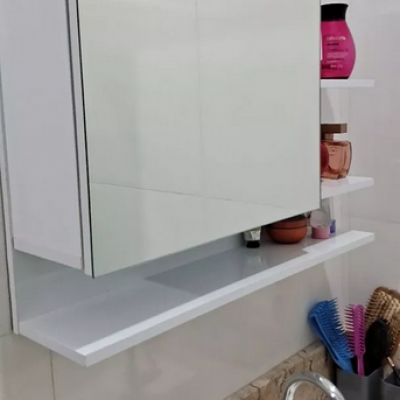 Armário Espelheira com Porta Cleo - Cores