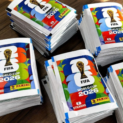 Kit com 420 Figurinhas (60 Pacotes) Copa 2026