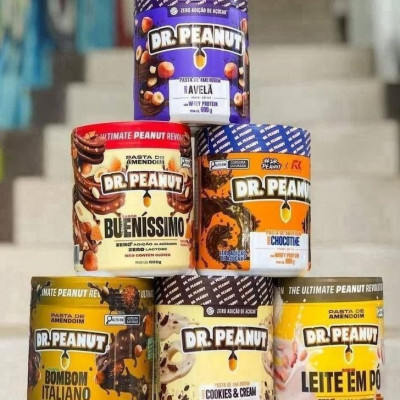 Pasta de Amendoim Whey Protein 600g Dr Peanut
