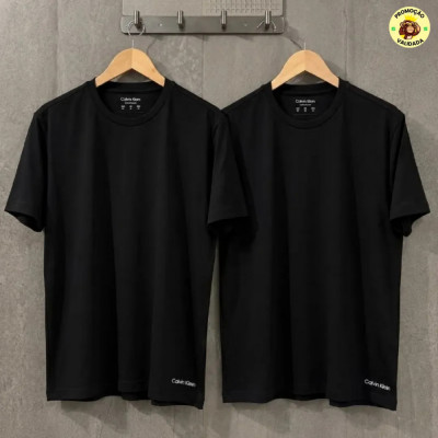 Camisetas Crew-neck Calvin Klein Kit com 2