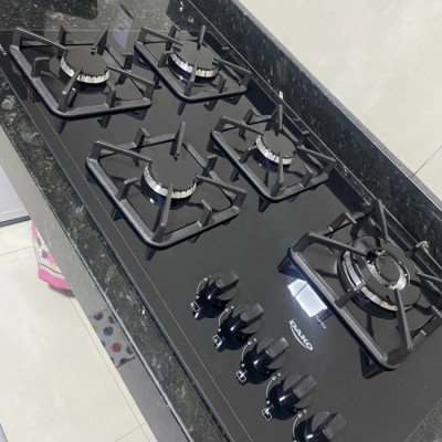 Cooktop 5 Bocas Dako Diplomata Vidro Bivolt