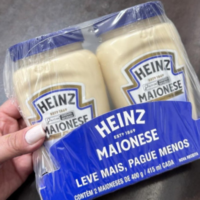 Heinz Pack 2 unid. Maionese Tradicional, 400G