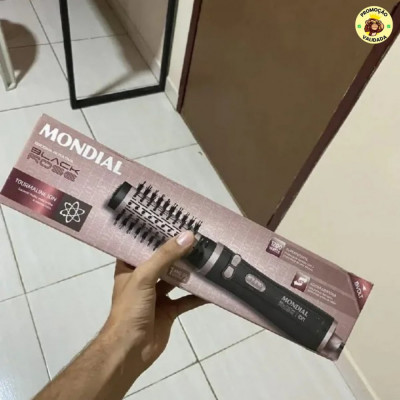 Escova Rotativa Mondial Ceramica Tourmaline Ion 3x1