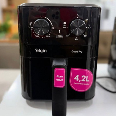 Fritadeira Elétrica Air Fryer Quad Fry 4,2 L Elgin