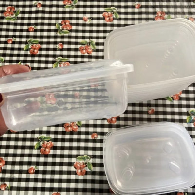 Kit 10 Potes 800ml Transparente BPA Free