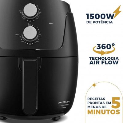 Air Fryer Britânia 4,2L 1500W BFR36A 127V