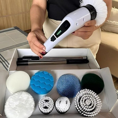 🧹 Escova de limpeza elétrica 9 em 1