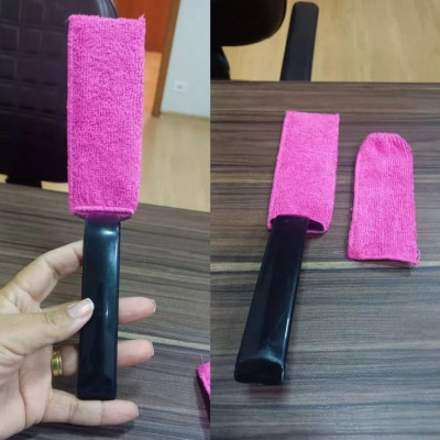 Espátula e Refil Limpa Box com Pano de Microfibra