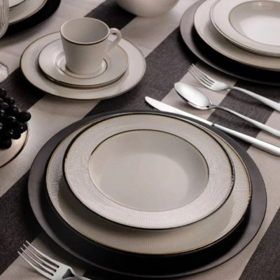 Aparelho De Jantar Tramontina Sienna Em Porcelana 20 Peças
