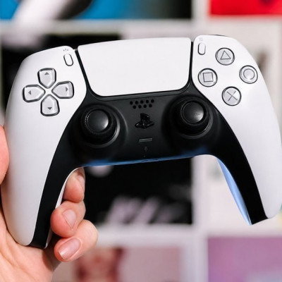Controle Joystick Sem Fio Sony Playstation Dualsense Branco