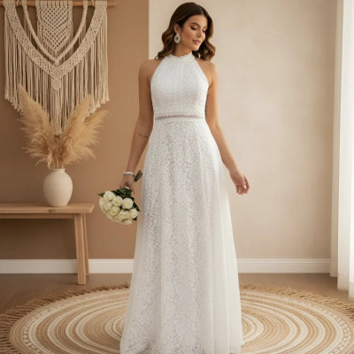 Vestido Noiva Premium Off White Civil Social