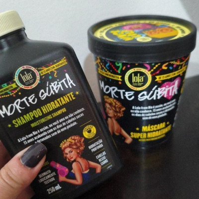 Kit Morte Súbita - Shampoo 250ml e Máscara 450g Lola From Rio