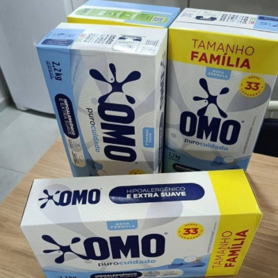 🫧 Lava-Roupas em Pó Omo Puro Cuidado 2,2kg