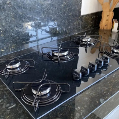 Cooktop 5 Bocas Mesa De Vidro Atlas Agile Up Bivolt