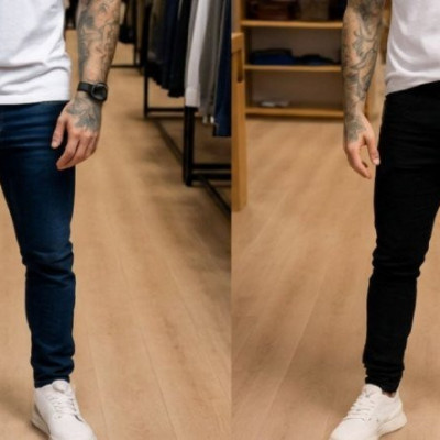 Kit 2 Calça Jeans Slim