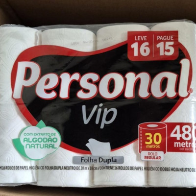 Personal Papel Higiênico Vip Folha Dupla 16 Rolos