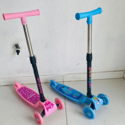 Patinete Infantil 3 Rodas De Led Dobrável - Kparts Importadora