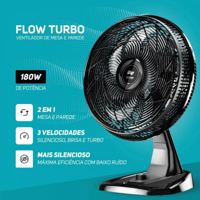 Ventilador 8 Pás 180W WV01PR