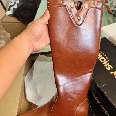 Bota Feminina Lumiss Montaria Cano Alto