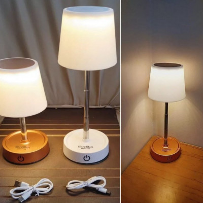 💡  Abajur Recarregável, Touch, com Luz de Led Ajustável