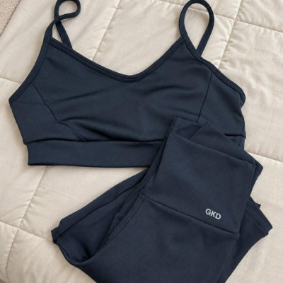 Conjunto GKD: Legging Cós Alto + Top Duplo